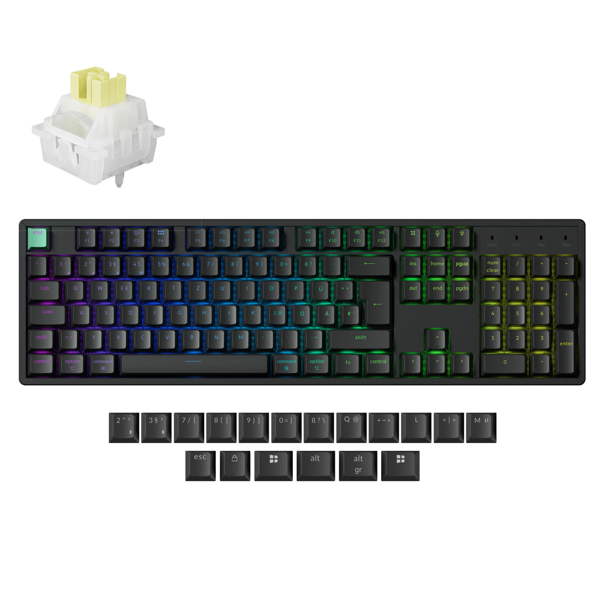 Keychron K10 HE Wireless Magnetic Switch Custom Keyboard ISO Layout Collection