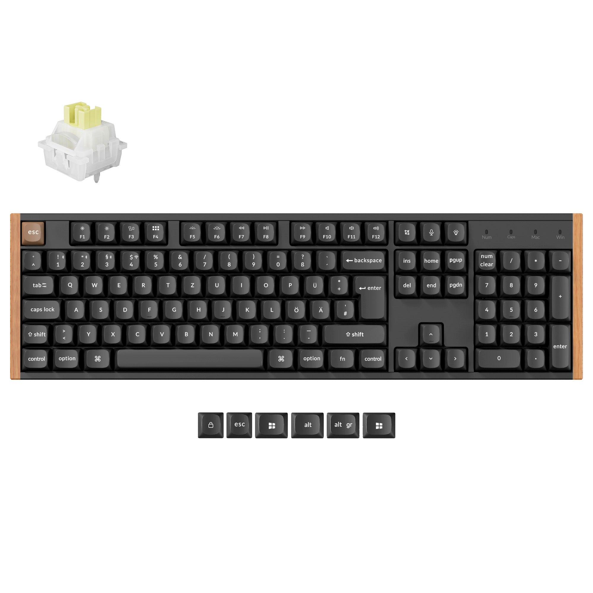 Keychron K10 HE Wireless Magnetic Switch Custom Keyboard ISO Layout Collection