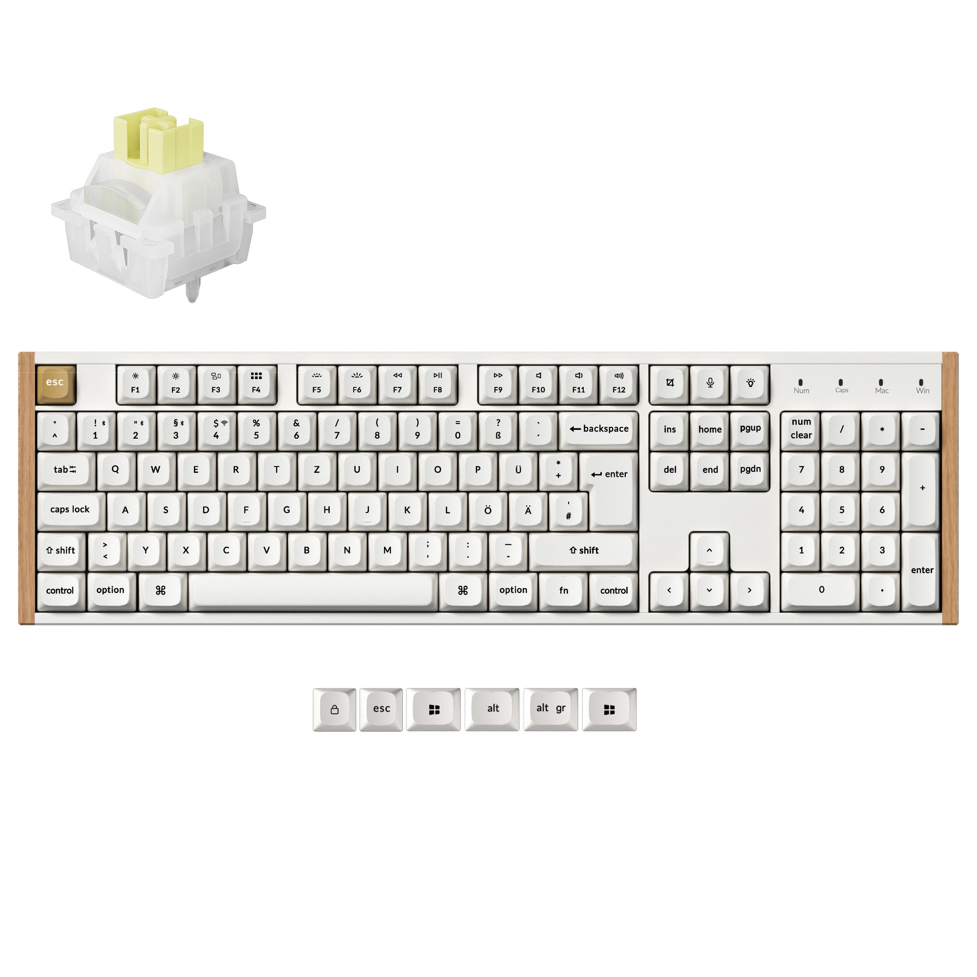 Keychron K10 HE Wireless Magnetic Switch Custom Keyboard ISO Layout Collection