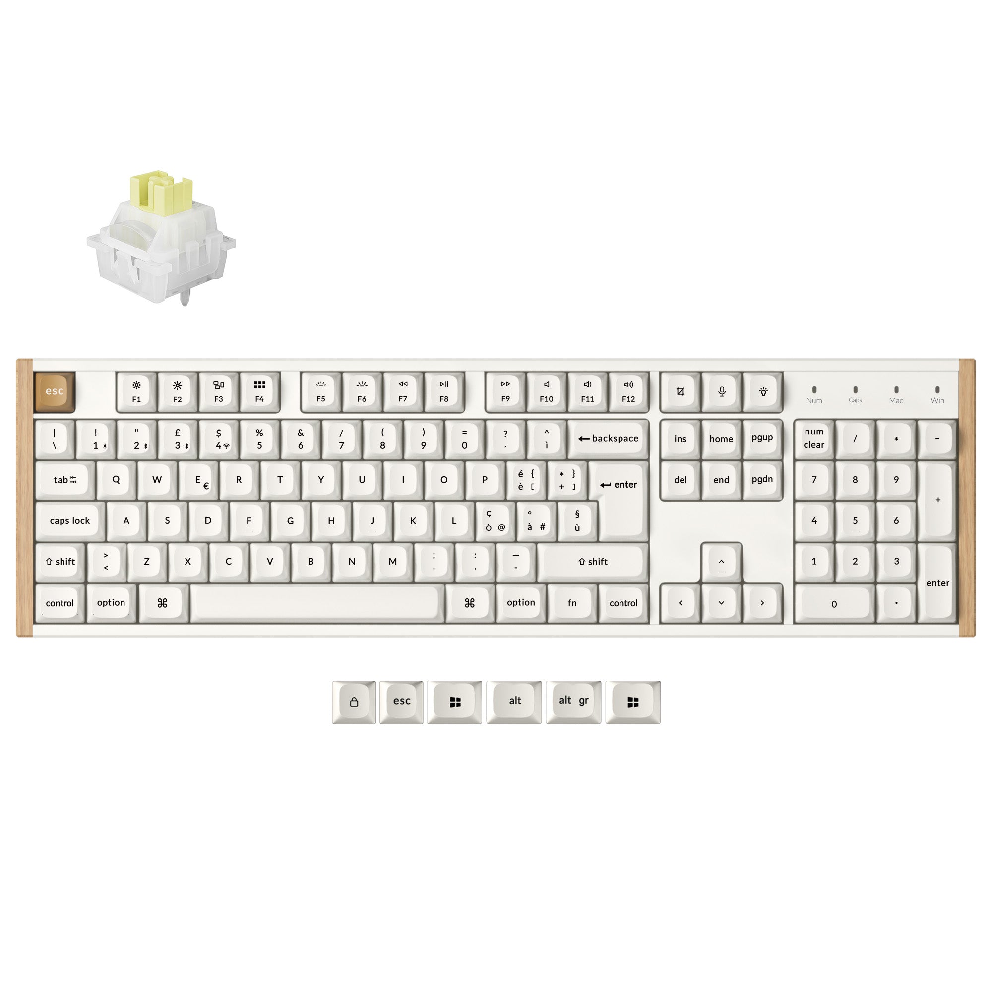 Keychron K10 HE Wireless Magnetic Switch Custom Keyboard ISO Layout Collection
