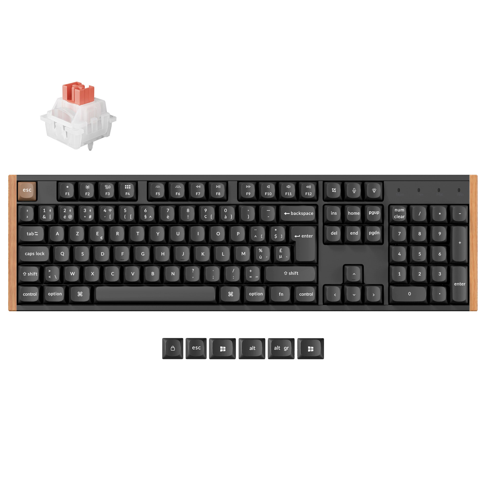 Keychron K10 HE Wireless Magnetic Switch Custom Keyboard ISO Layout Collection