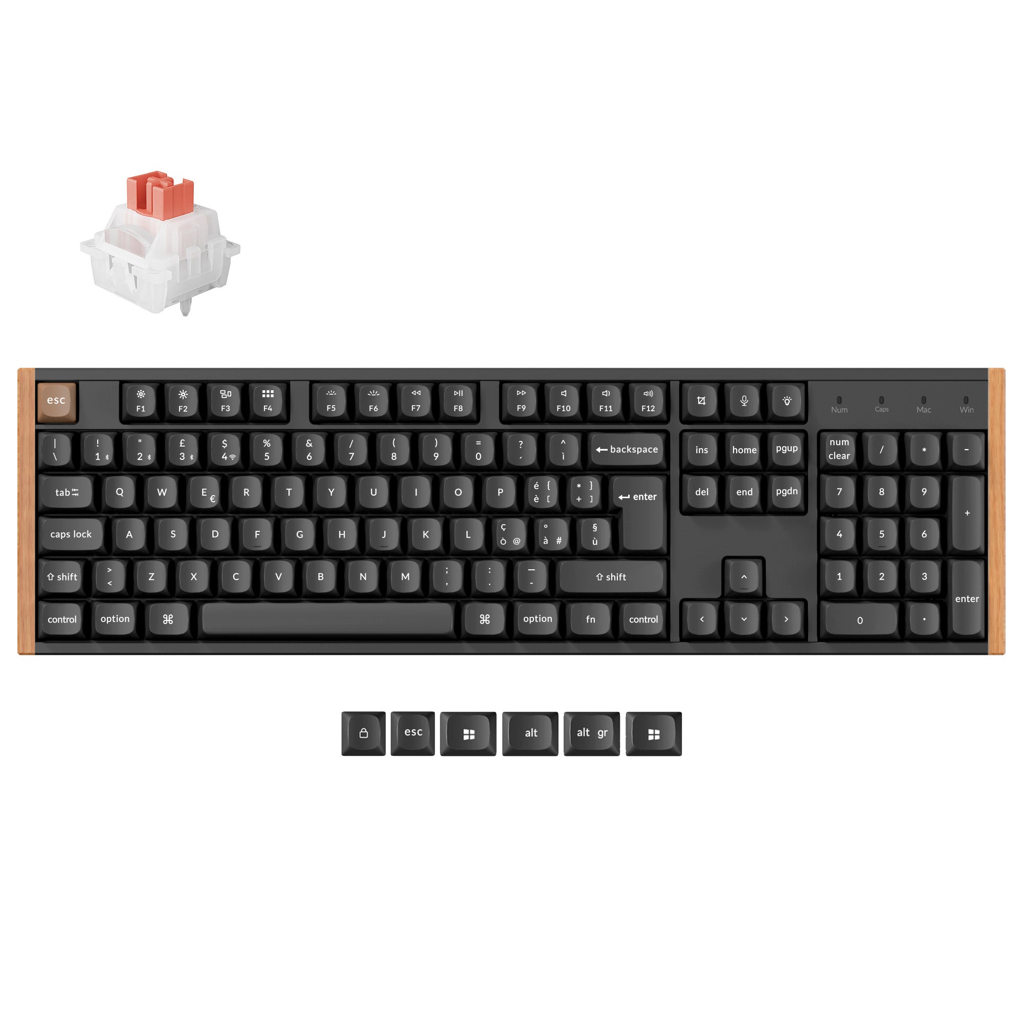 Keychron K10 HE Wireless Magnetic Switch Custom Keyboard ISO Layout Collection