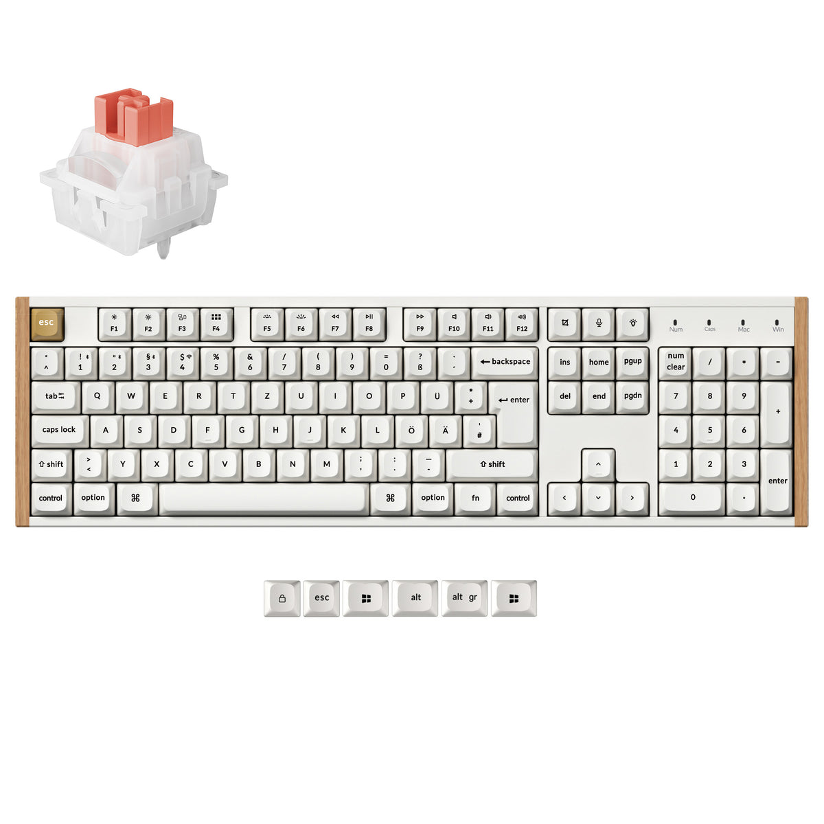 Keychron K10 HE Wireless Magnetic Switch Custom Keyboard ISO Layout Collection