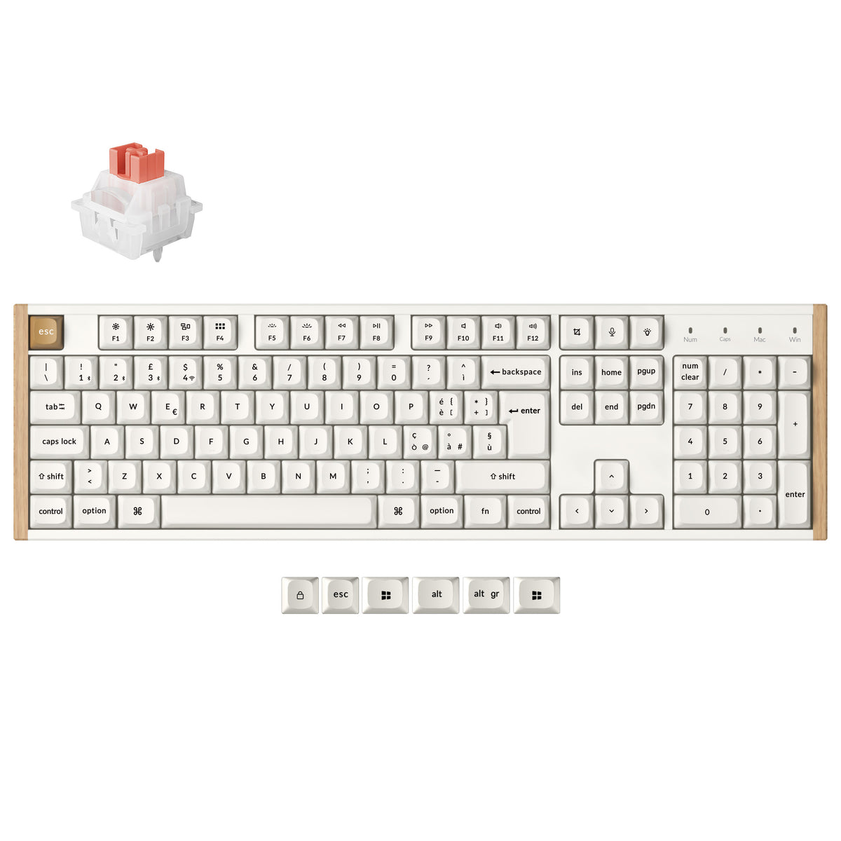 Keychron K10 HE Wireless Magnetic Switch Custom Keyboard ISO Layout Collection