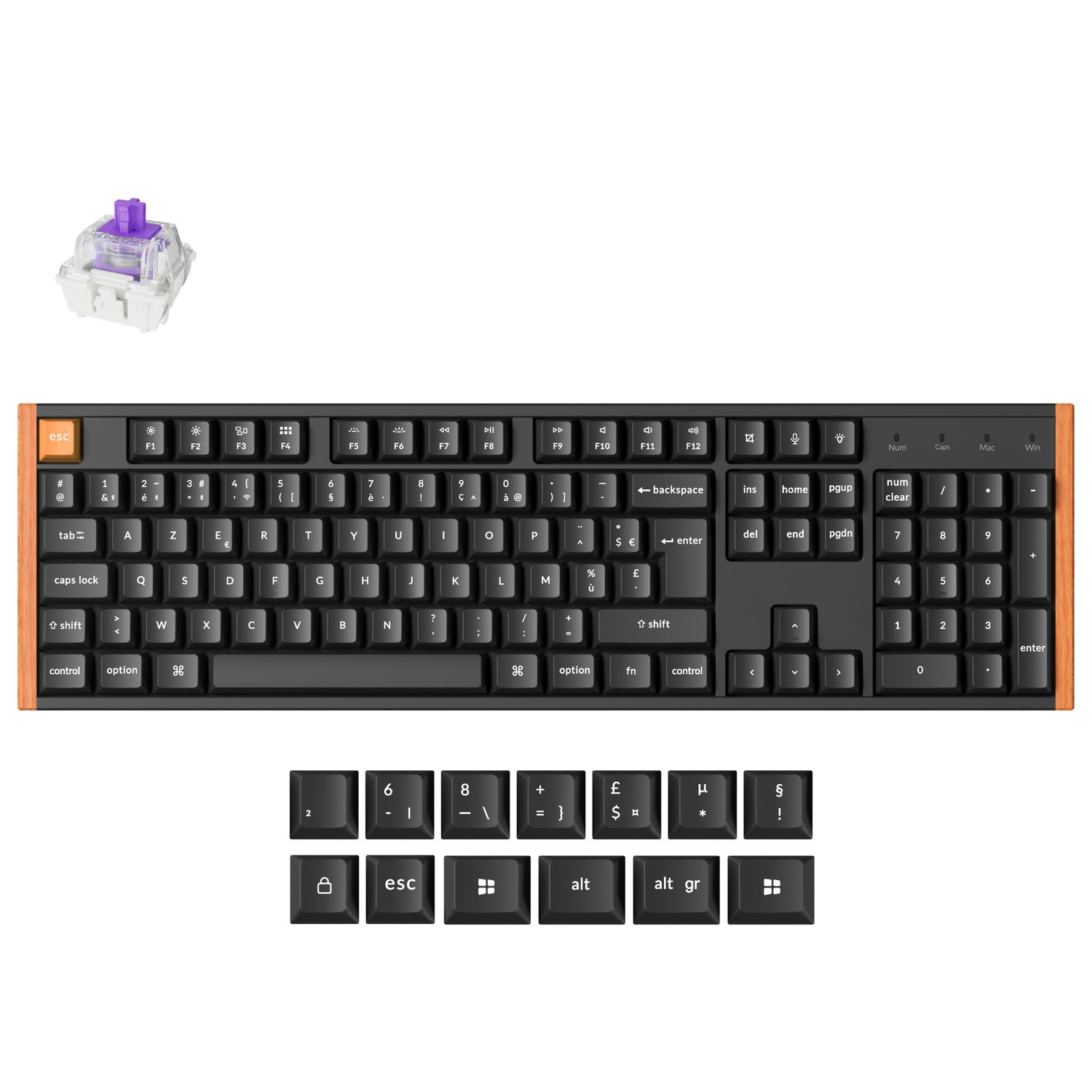 Keychron K10 HE Wireless Magnetic Switch Custom Keyboard ISO Layout Collection