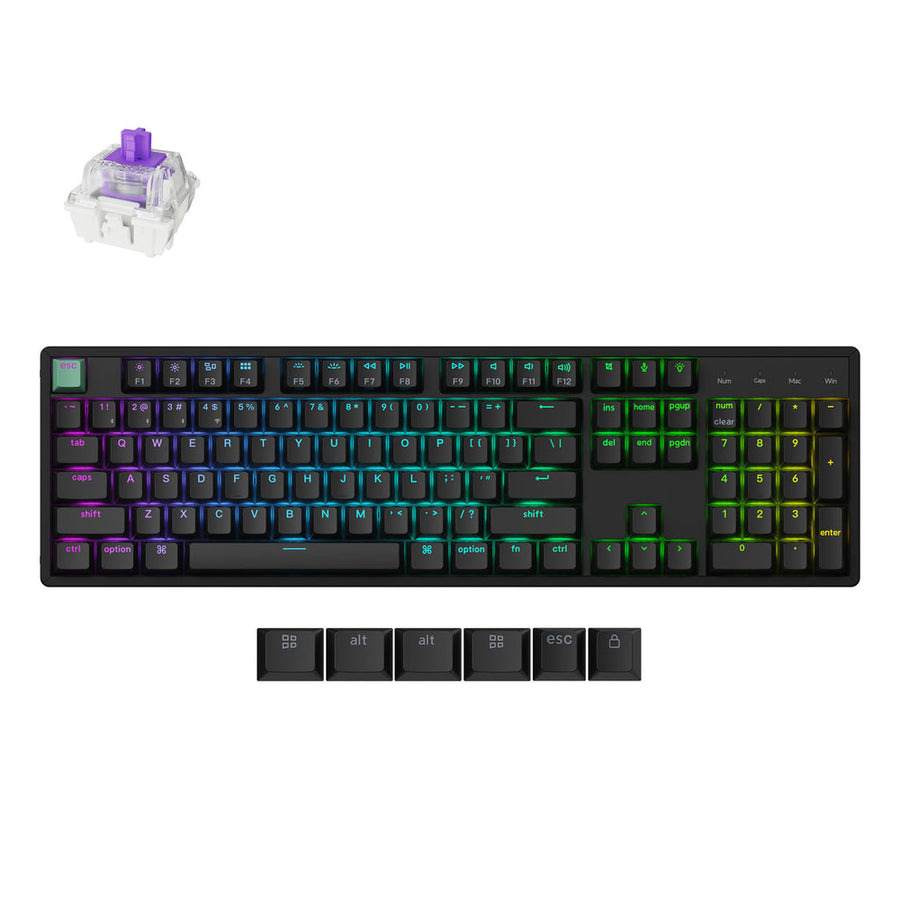 Keychron K10 HE Wireless Magnetic Switch Custom Keyboard (US ANSI Layo ...