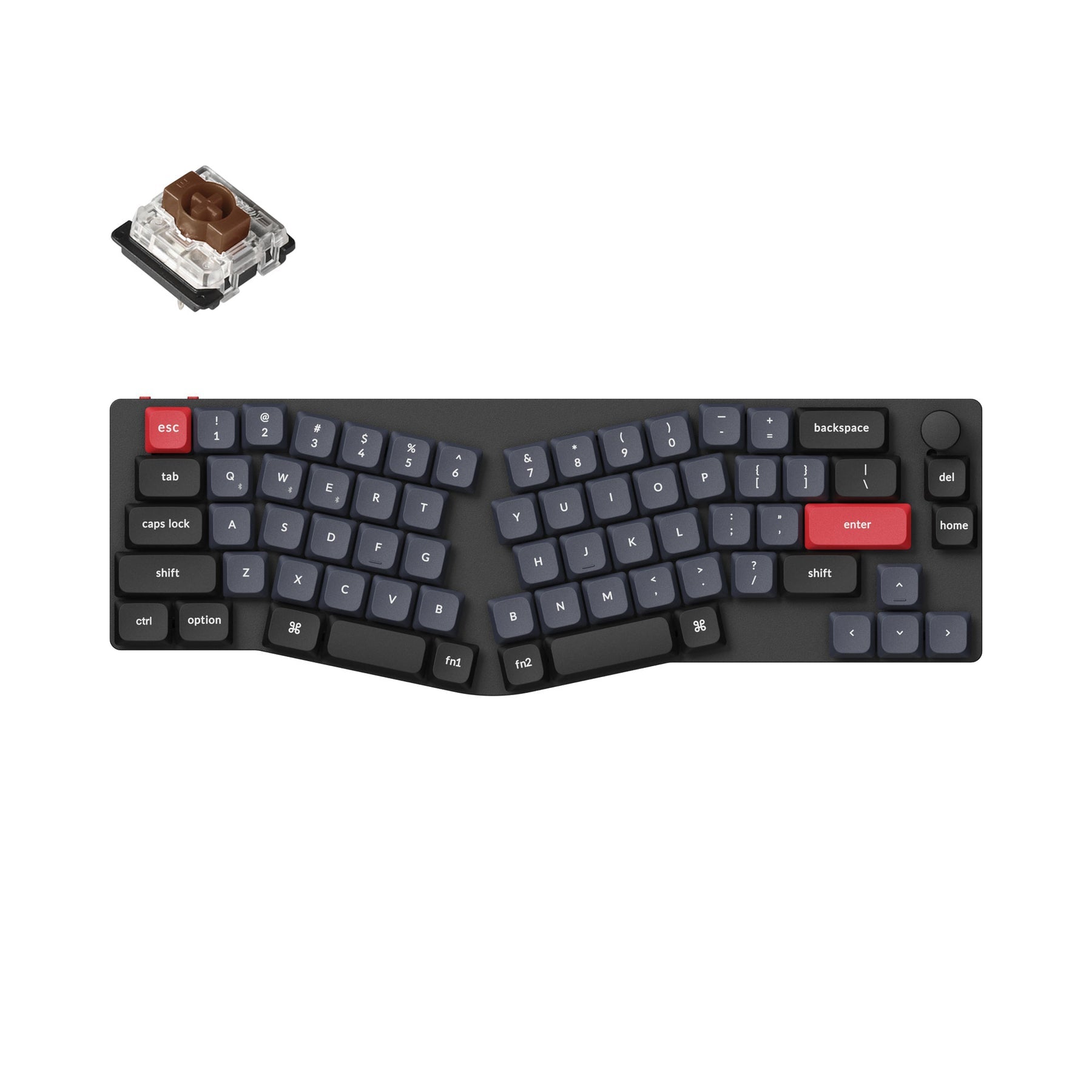 Keychron K11 Pro (Alice Layout) QMK/VIA Wireless Custom Mechanical Keyboard (US ANSI Layout)