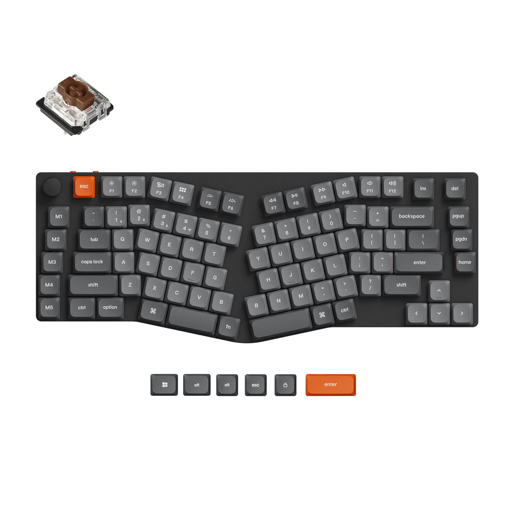 Keychron K15 Max (Alice Layout) QMK Wireless Custom Mechanical Keyboard (US ANSI Layout)