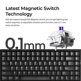 Keychron K2 HE Wireless Magnetic Switch Custom Keyboard - Resin Edition (US ANSI Layout)