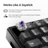 Keychron K2 HE Wireless Magnetic Switch Custom Keyboard - Resin Edition (US ANSI Layout)