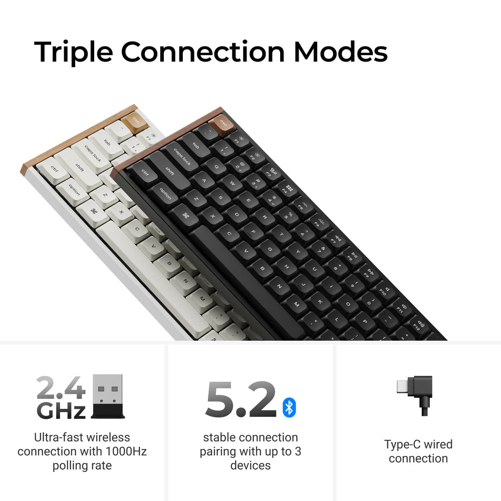 Keychron K3 HE Wireless Magnetic Switch Custom Keyboard ISO Layout Collection