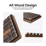 Keychron K3 Max QMK Wireless Custom Mechanical Keyboard - All Wood Special Edition (US ANSI Layout)
