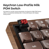 Keychron K3 Max QMK Wireless Custom Mechanical Keyboard - All Wood Special Edition (US ANSI Layout)