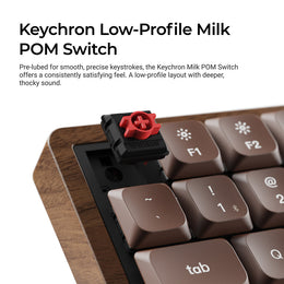 Keychron K3 Max QMK Wireless Custom Mechanical Keyboard - All Wood Special Edition (US ANSI Layout)