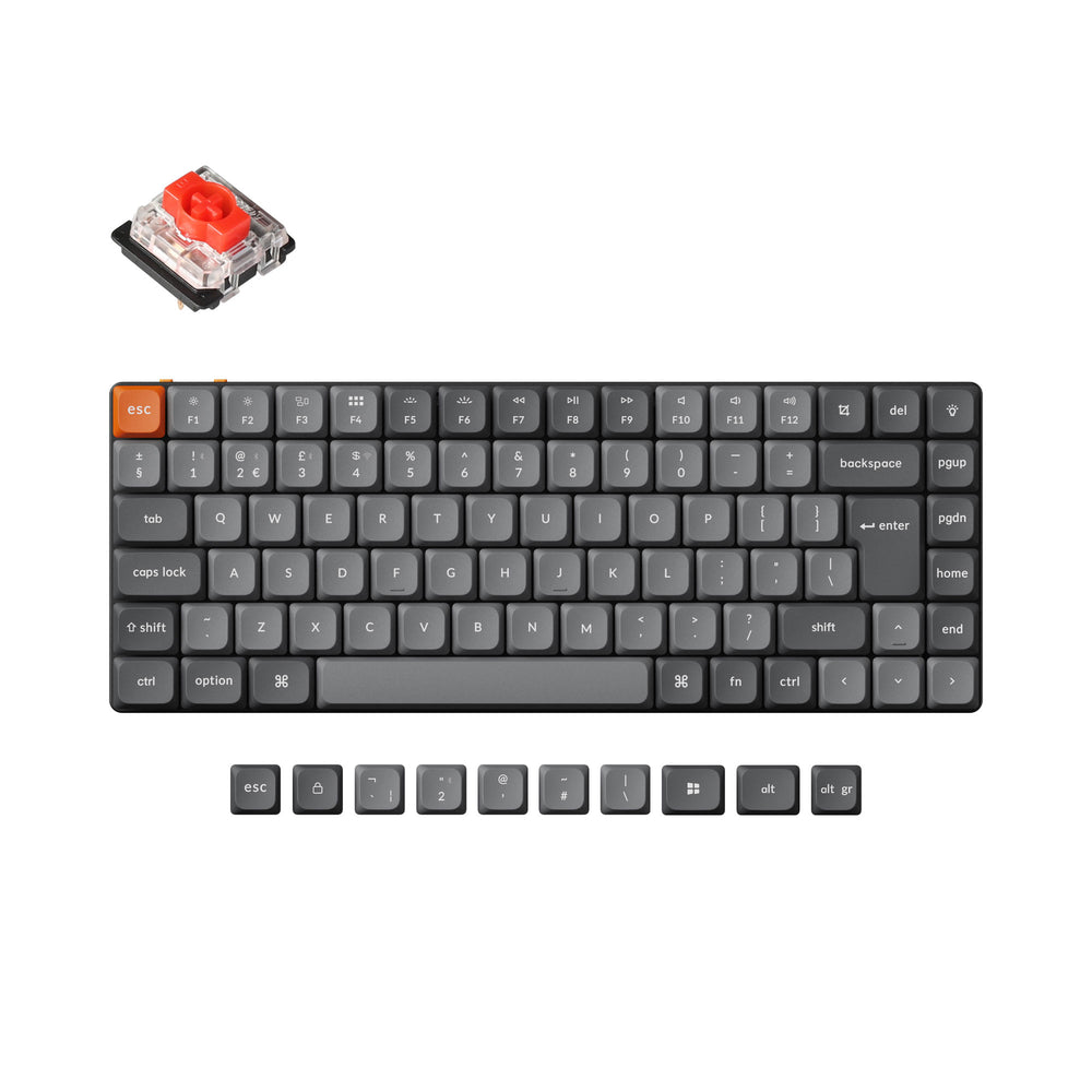 Keychron K3 Max QMK/VIA Wireless Custom Mechanical Keyboard ISO Layout ...
