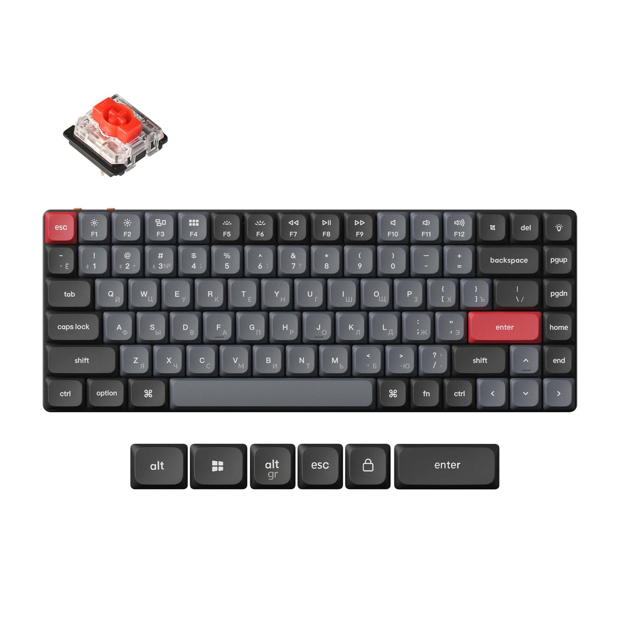 Keychron K3 Pro QMK/VIA Wireless Mechanical Keyboard ISO Layout Collection