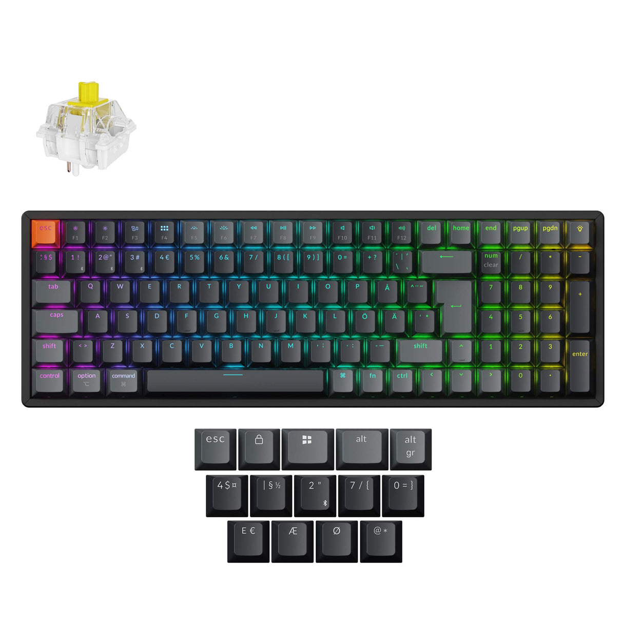 Keychron K4 QMK Wireless Mechanical Keyboard (ISO Layout) - Version 3