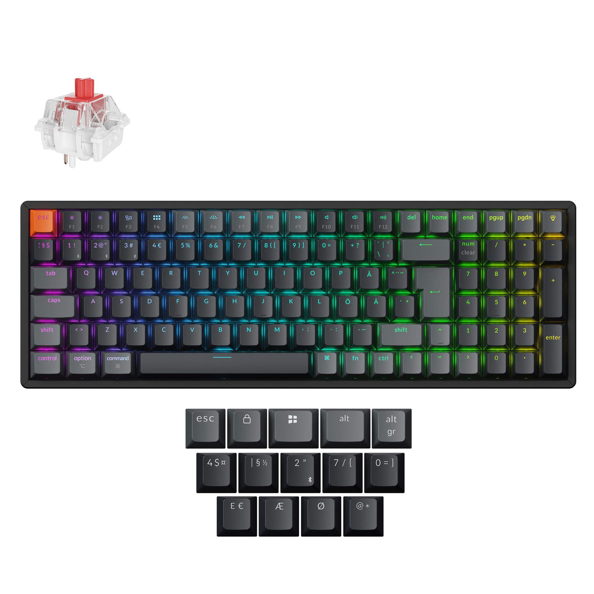 Keychron K4 QMK Wireless Mechanical Keyboard (ISO Layout) - Version 3