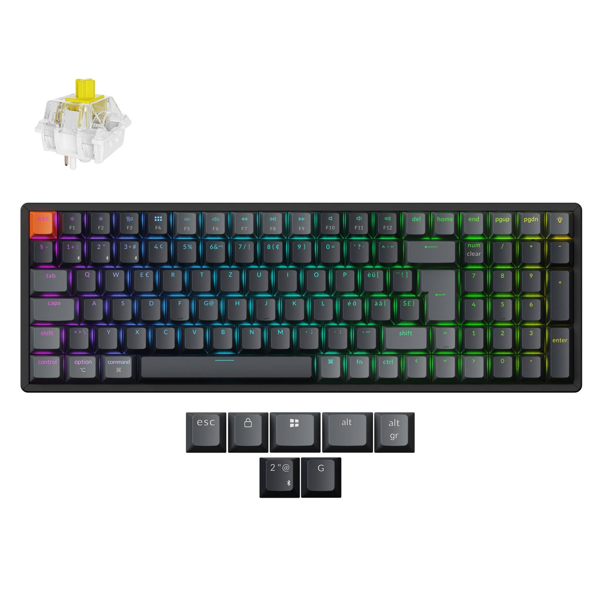 Keychron K4 QMK Wireless Mechanical Keyboard (ISO Layout) - Version 3