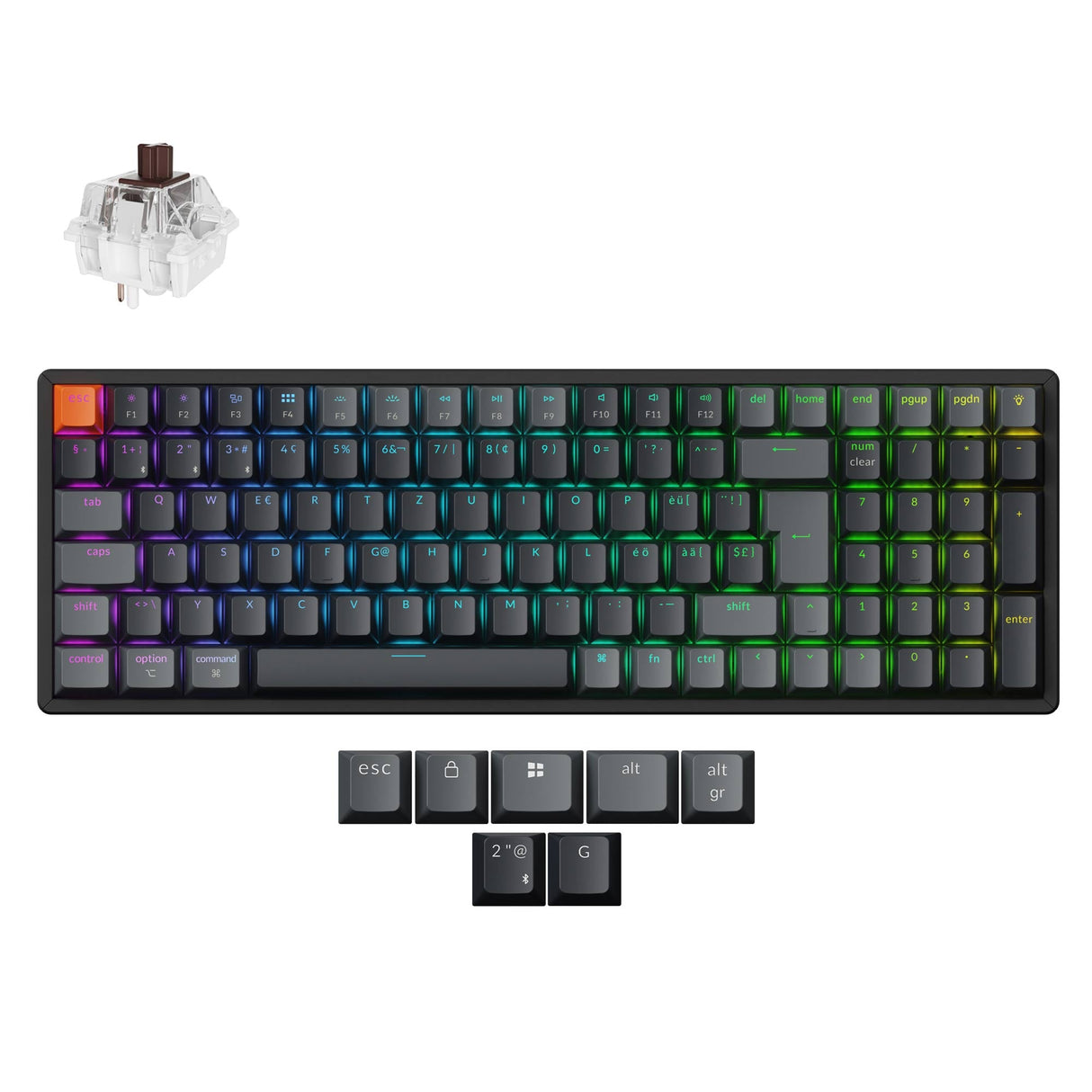 Keychron K4 QMK Wireless Mechanical Keyboard (ISO Layout) - Version 3