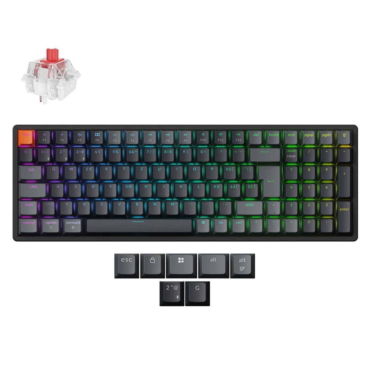 Keychron K4 QMK Wireless Mechanical Keyboard (ISO Layout) - Version 3