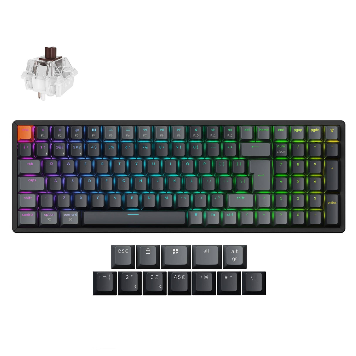 Keychron K4 QMK Wireless Mechanical Keyboard (ISO Layout) - Version 3
