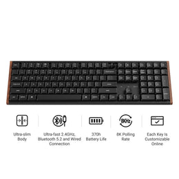 Keychron K5 Ultra 8K Wireless Custom Mechanical Keyboard (US ANSI Layout)