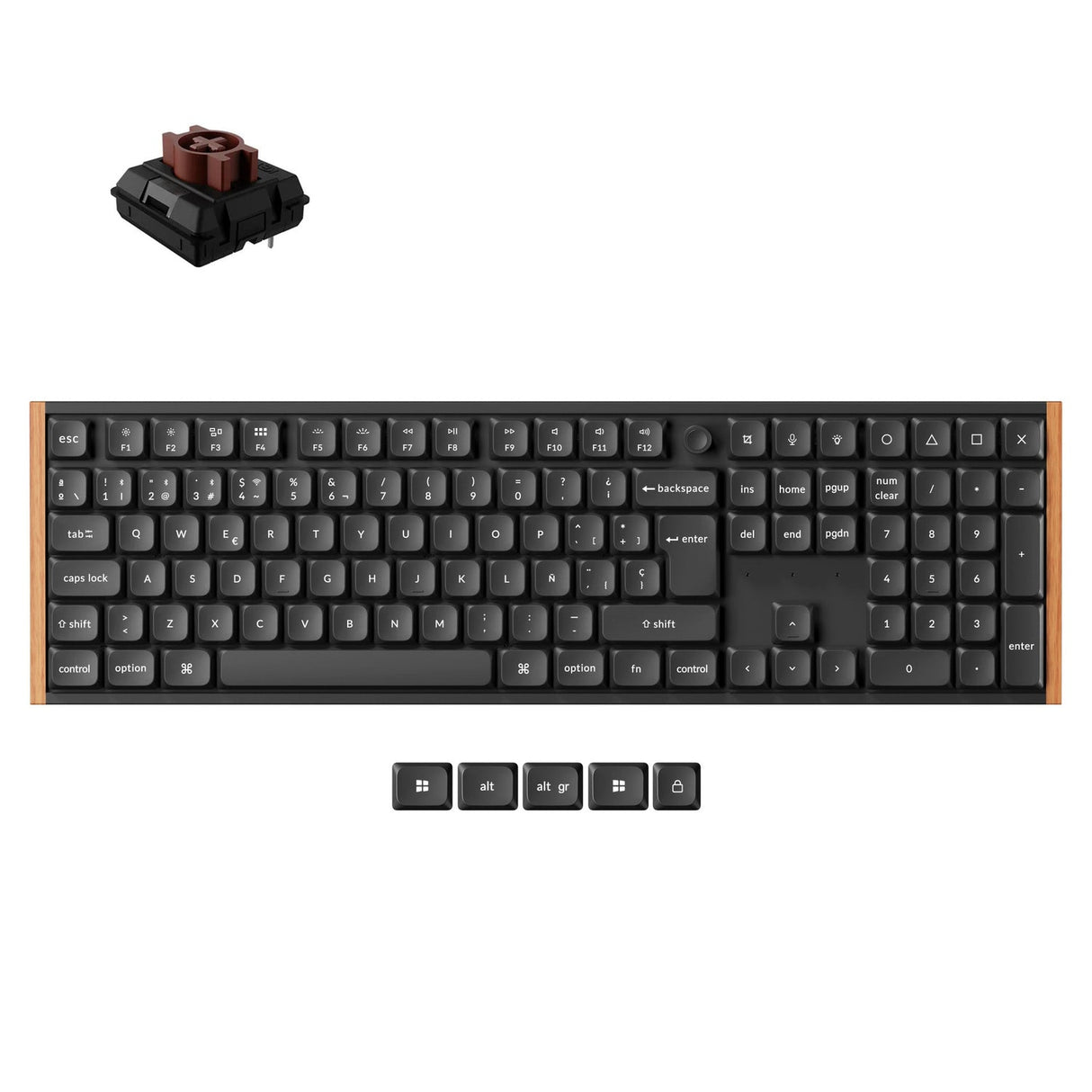 Keychron K5 Ultra 8K Wireless Custom Mechanical Keyboard ISO Layout Collection