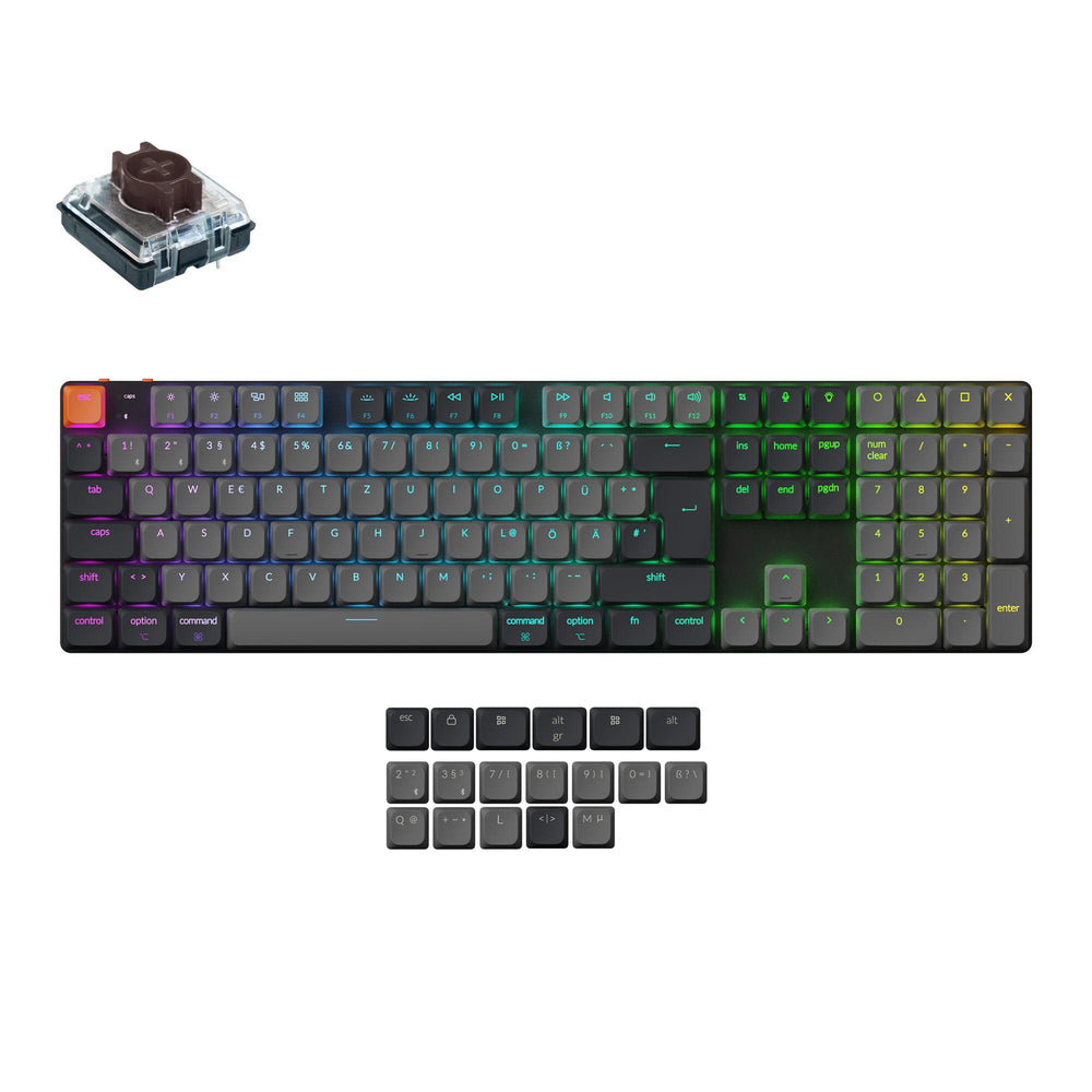 Keychron K5 QMK Wireless Mechanical Keyboard (ISO Layout) - Version 2