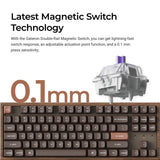 Keychron K8 HE Wireless Magnetic Switch Custom Keyboard - All-Wood Special Edition (US ANSI Layout)