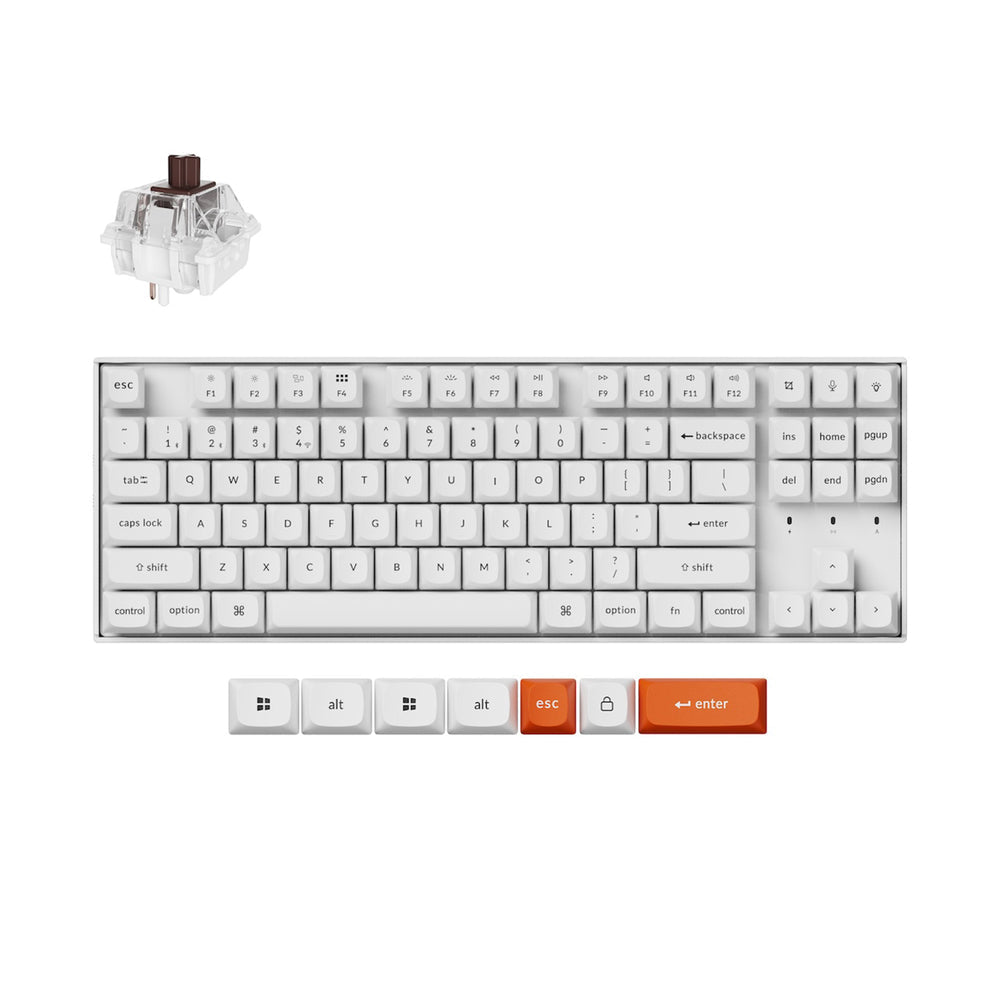 Keychron K8 Max QMK Wireless Mechanical Keyboard (US ANSI Layout)