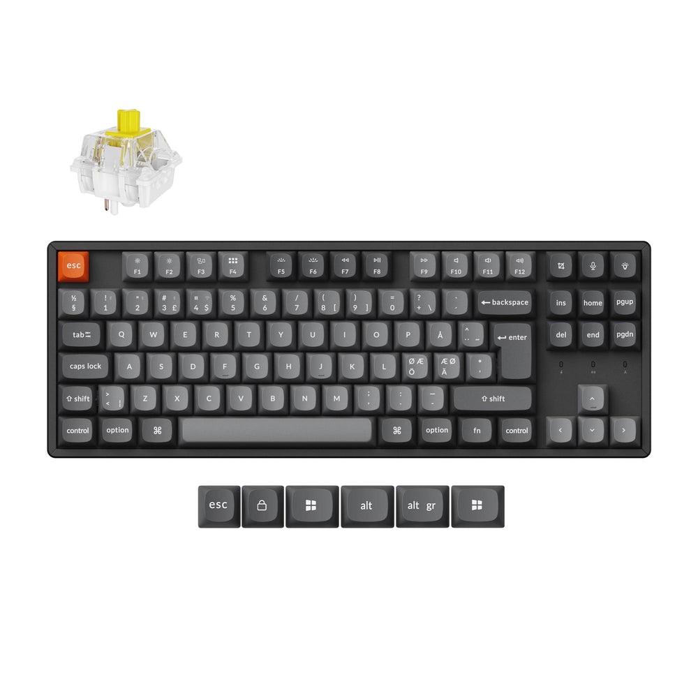 Keychron K8 Max QMK Wireless Mechanical Keyboard ISO Layout Collection