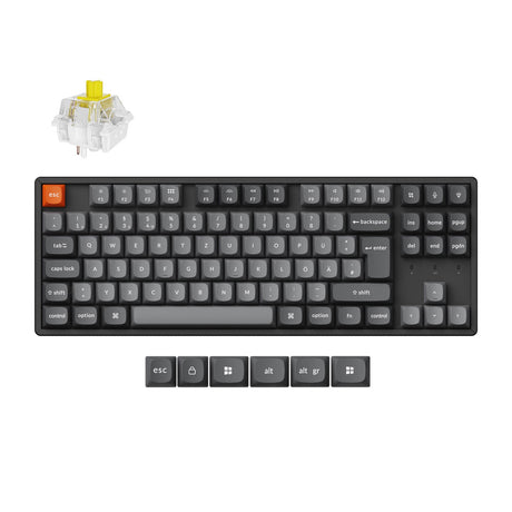 Keychron K8 Max QMK Wireless Mechanical Keyboard ISO Layout Collection