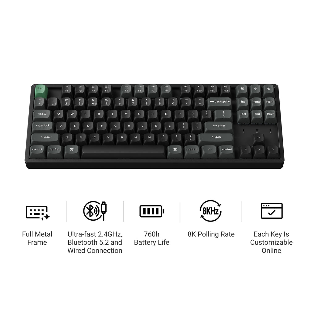 Keychron Q11 Ultra 8K Wireless Custom Mechanical Keyboard ISO