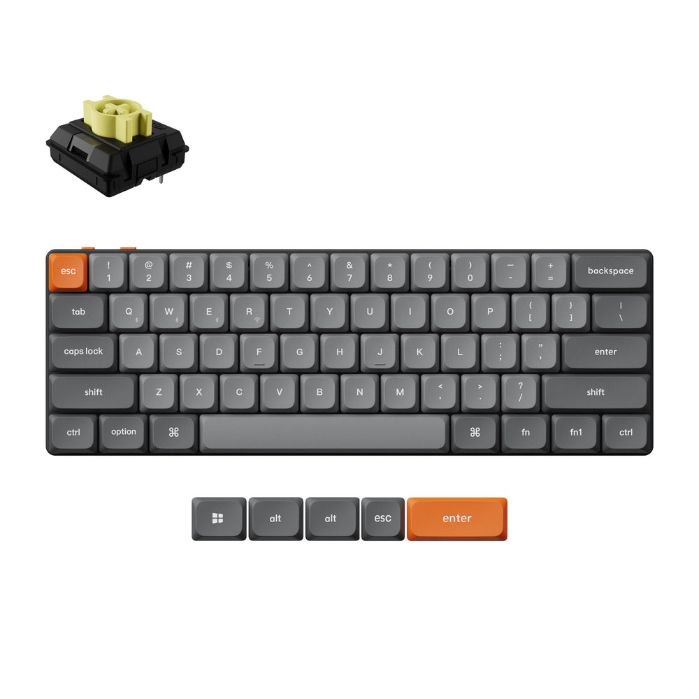 Keychron K9 Max QMK Wireless Custom Mechanical Keyboard (US ANSI Layout)