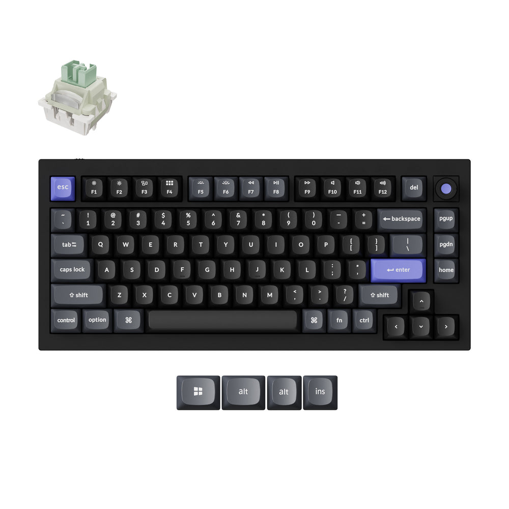 Keychron Q1 HE 8K Wired Magnetic Switch Keyboard (US ANSI Layout ...