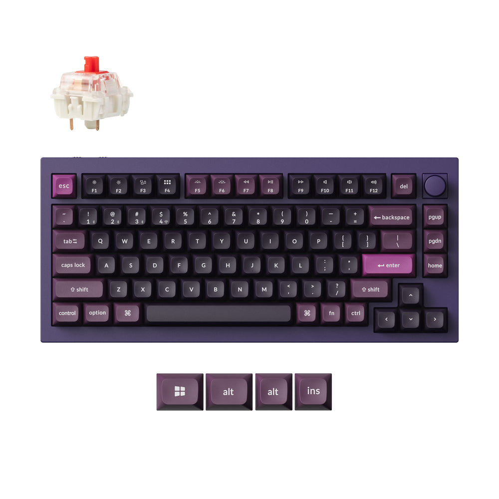 Keychron Q1 Max QMK/VIA Wireless Custom Mechanical Keyboard（US ANSI Layout）