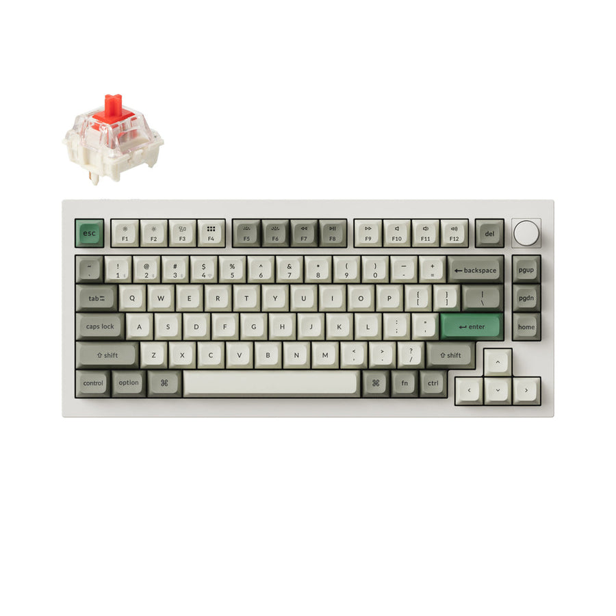 Keychron Q1 Max QMK/VIA Wireless Custom Mechanical Keyboard (US ANSI L ...