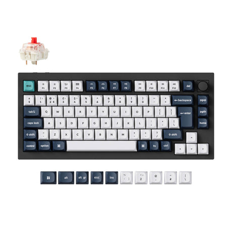 Keychron Q1 Max QMK/VIA Wireless Custom Mechanical Keyboard ISO Layout Collection