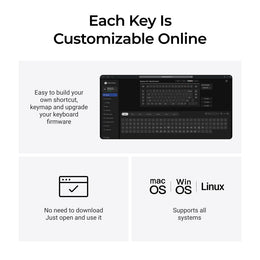 Keychron Q11 Ultra 8K Wireless Custom Mechanical Keyboard ISO Layout Collection