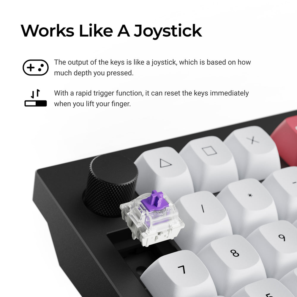 Keychron Q12 HE QMK Wireless Custom Keyboard (US ANSI Layout)