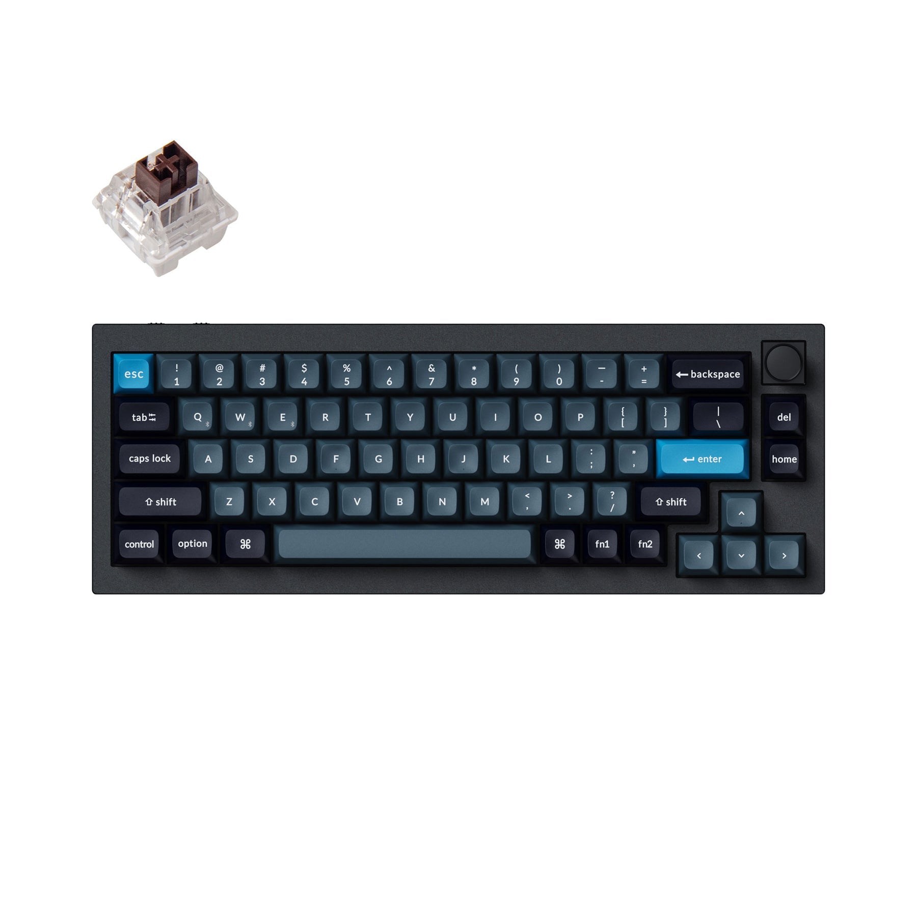 Keychron Q2 Pro QMK/VIA Wireless Custom Mechanical Keyboard (US ANSI Layout)