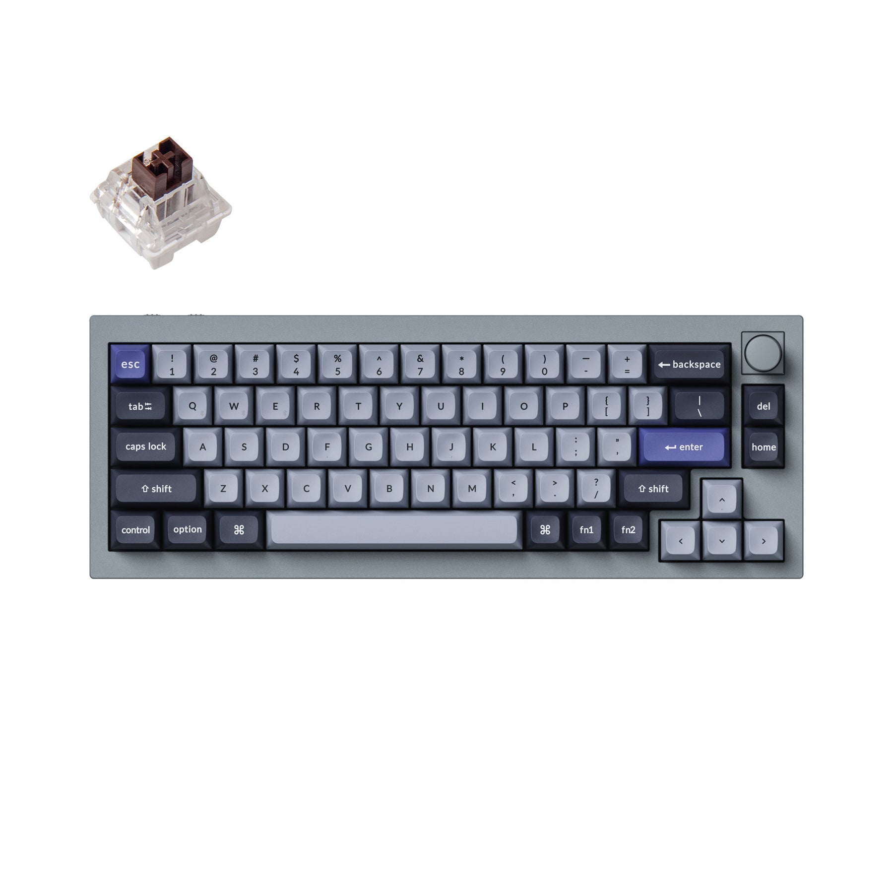 Keychron Q2 Pro QMK/VIA Wireless Custom Mechanical Keyboard (US ANSI Layout)