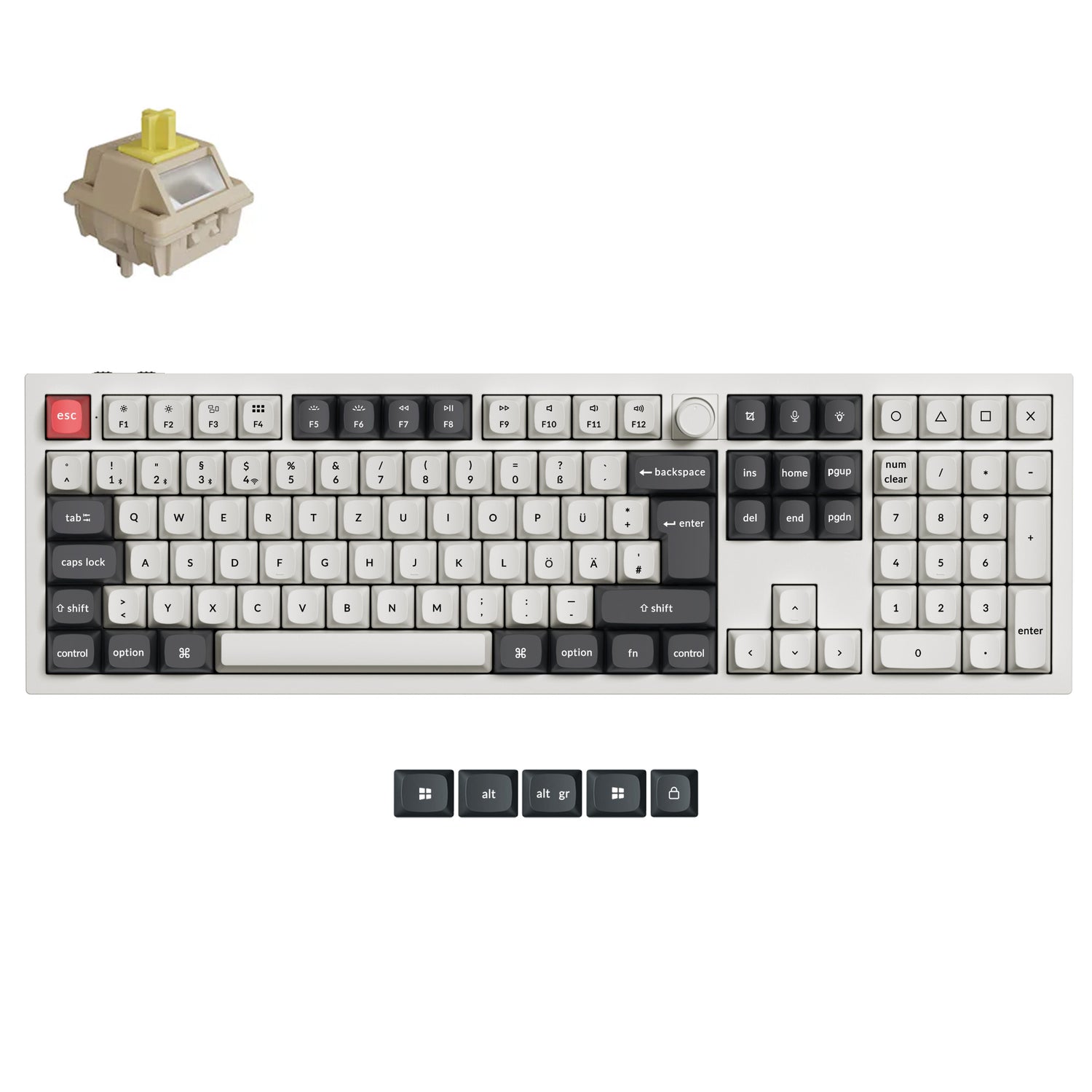 Keychron Q6 Ultra 8K Wireless Custom Mechanical Keyboard ISO Layout Collection