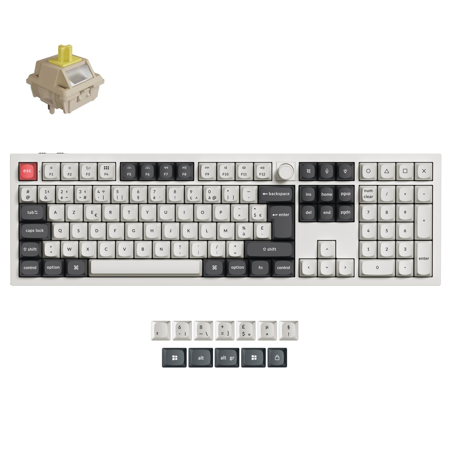 Keychron Q6 Ultra 8K Wireless Custom Mechanical Keyboard ISO Layout Collection