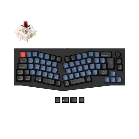 Keychron Q8 (Alice Layout) QMK Custom Mechanical Keyboard ISO Layout Collection