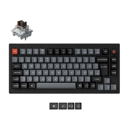 Keychron V1 8K QMK Wired Custom Mechanical Keyboard ISO Layout Collection