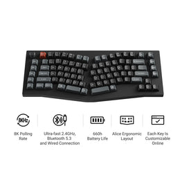 Keychron V10 Ultra 8K Wireless Custom Mechanical Keyboard (US ANSI Layout)