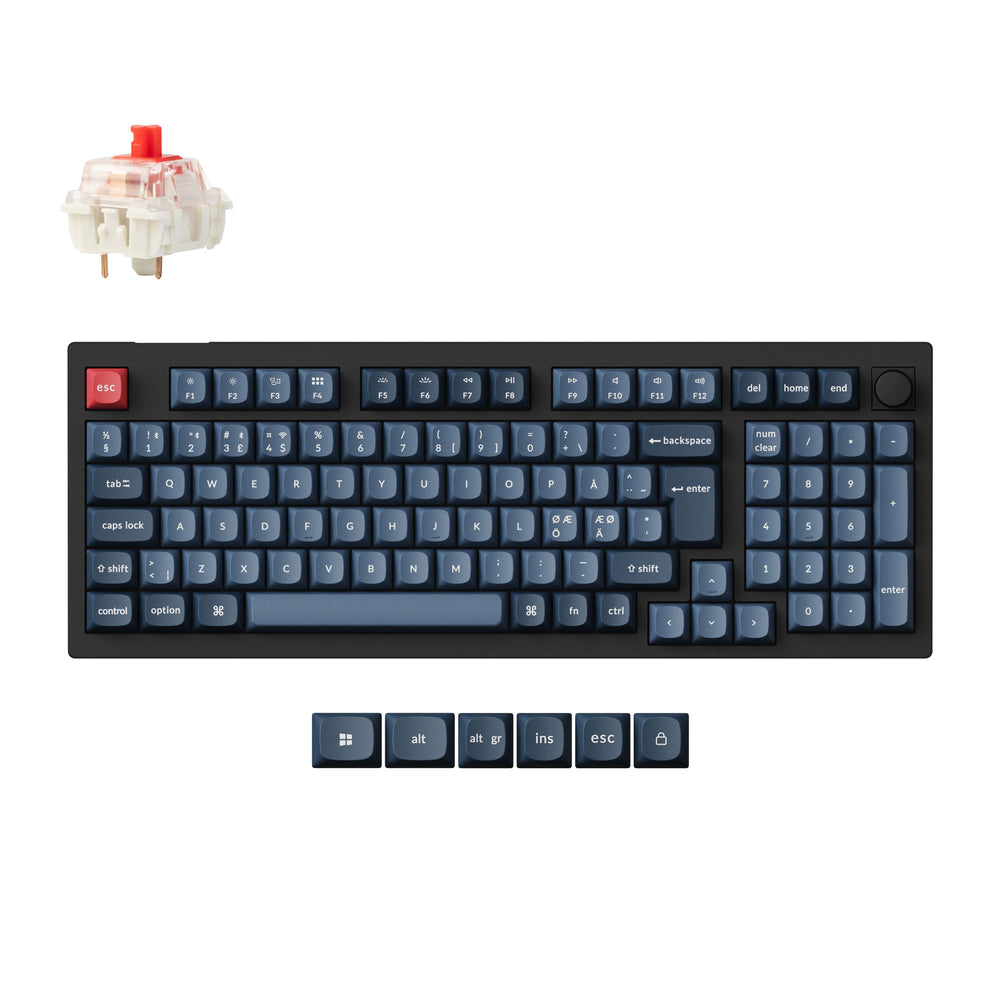 Keychron V5 Max QMK Wireless Custom Mechanical Keyboard ISO Layout Collection