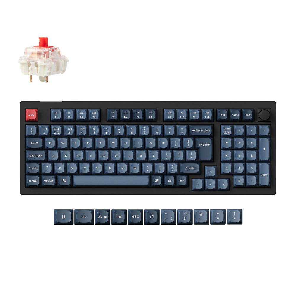 Keychron V5 Max QMK Wireless Custom Mechanical Keyboard ISO Layout Collection